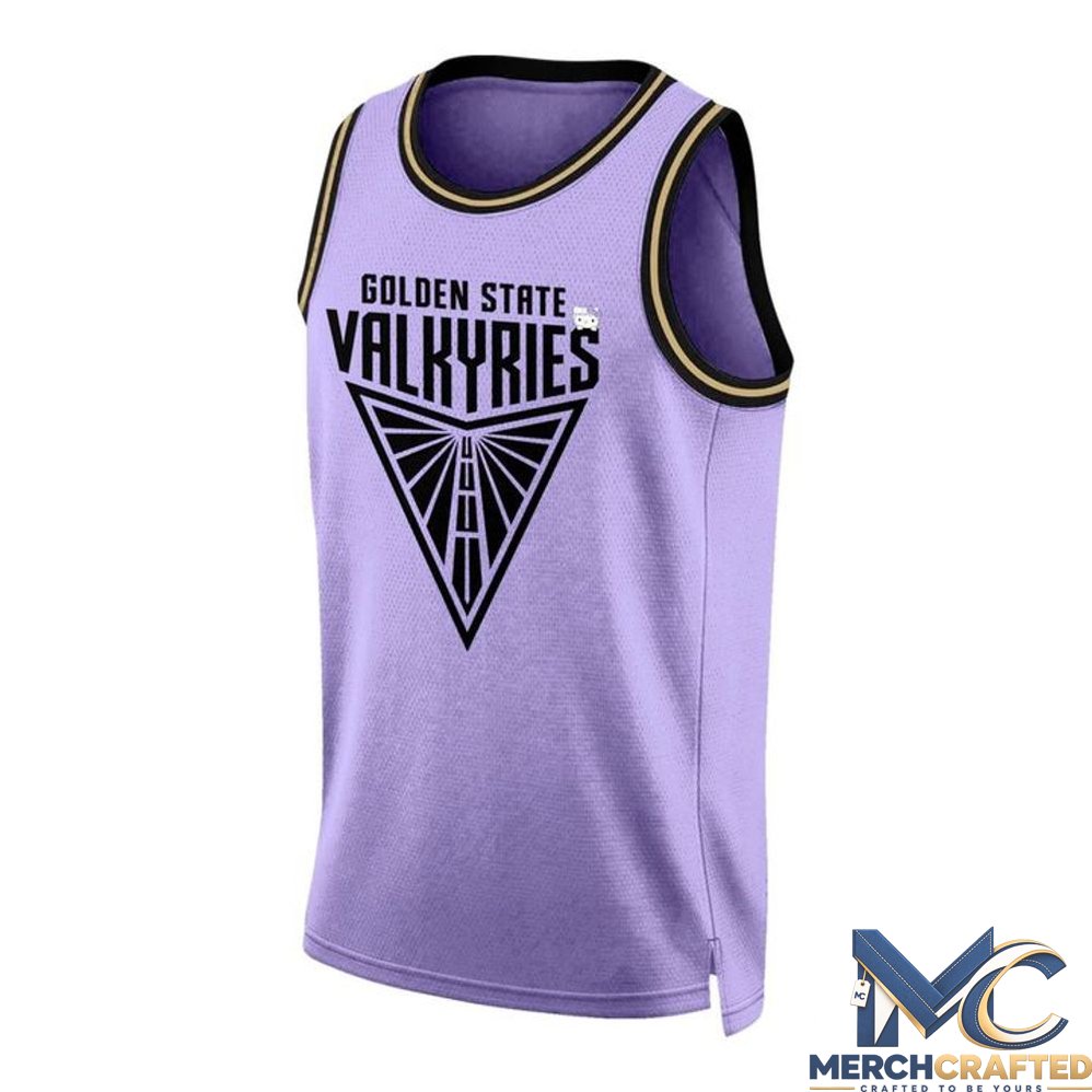 Golden State Valkyries x Hello Kitty Night 2026 Purple Basketball Jersey