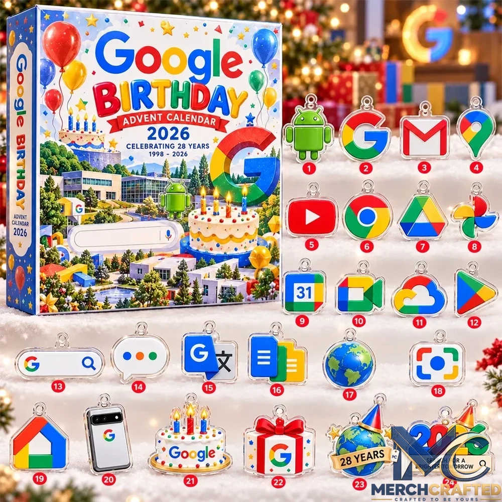 Google Birthday Advent Calendar 2026 28th Anniversary 24 Day Collectible Christmas Countdown Gift