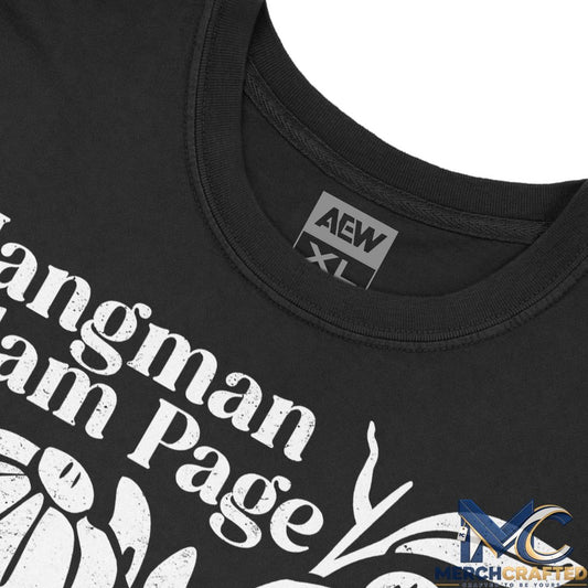 Hangman Adam Page - Flowers is Plants T-Shirt - Black