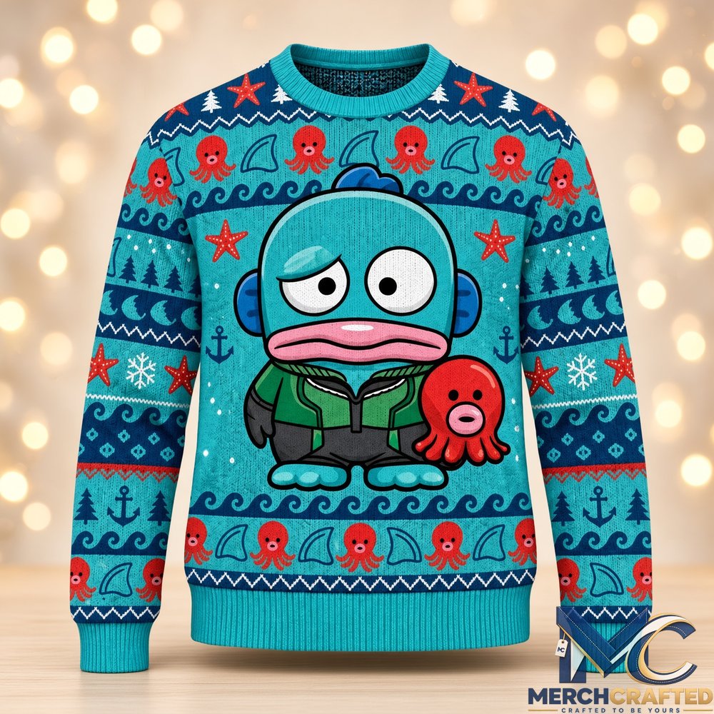 Hangyodon Ugly Christmas Sweater Sanrio The Boys The Deep Knit