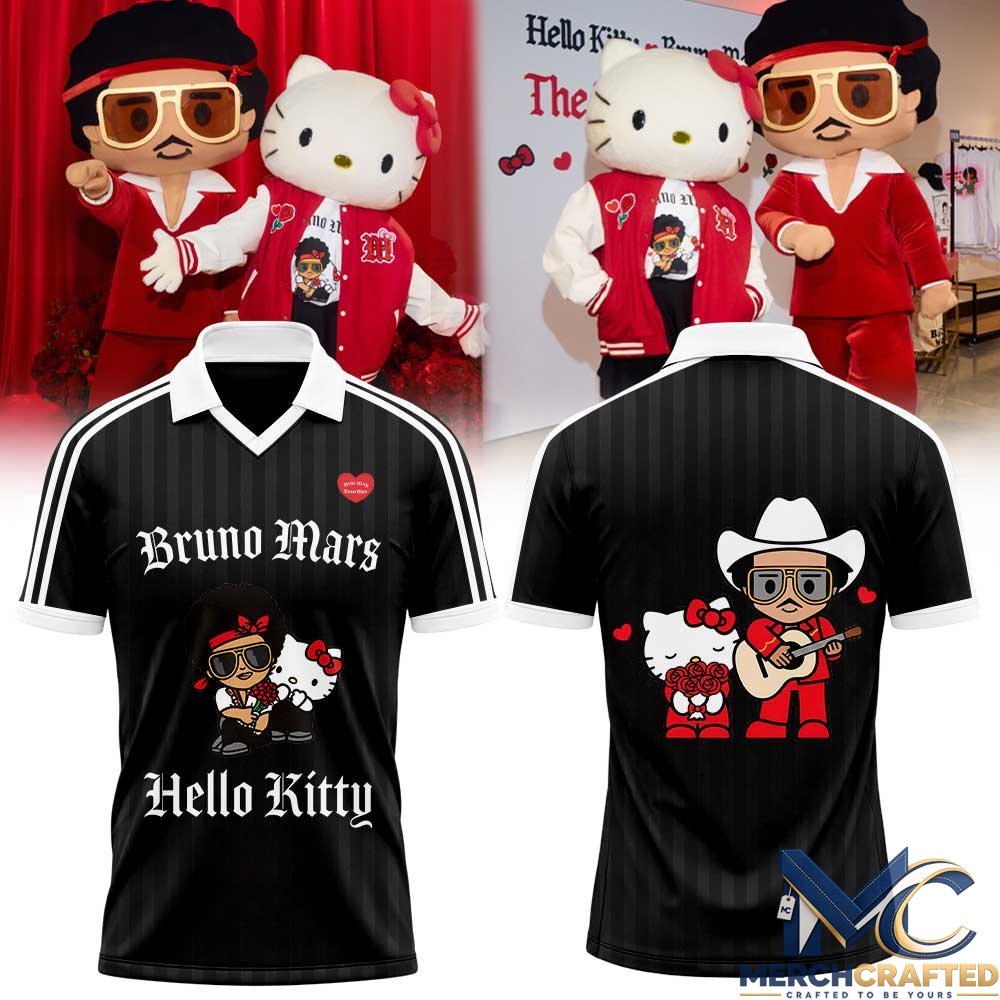 Hello Kitty x Bruno Mars Romantic Tour Pop-up Jersey – Merch Crafted