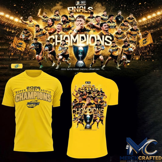 Hurricanes Super Rugby Pacific 2026 Champions Shirt