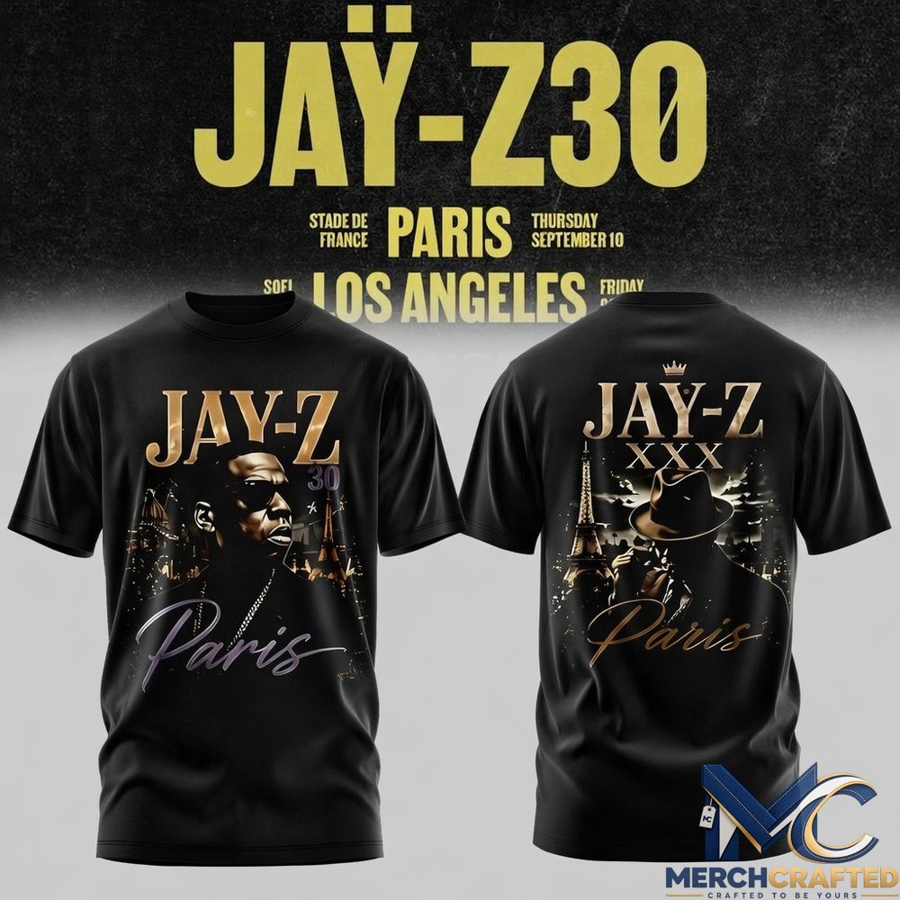 JAŸ-Z 30 Show Paris 2026 Edition Tee