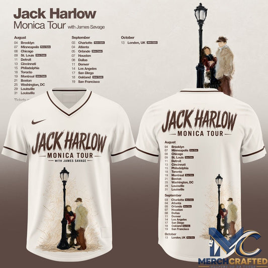 Jack Harlow Monica Tour Football Jersey