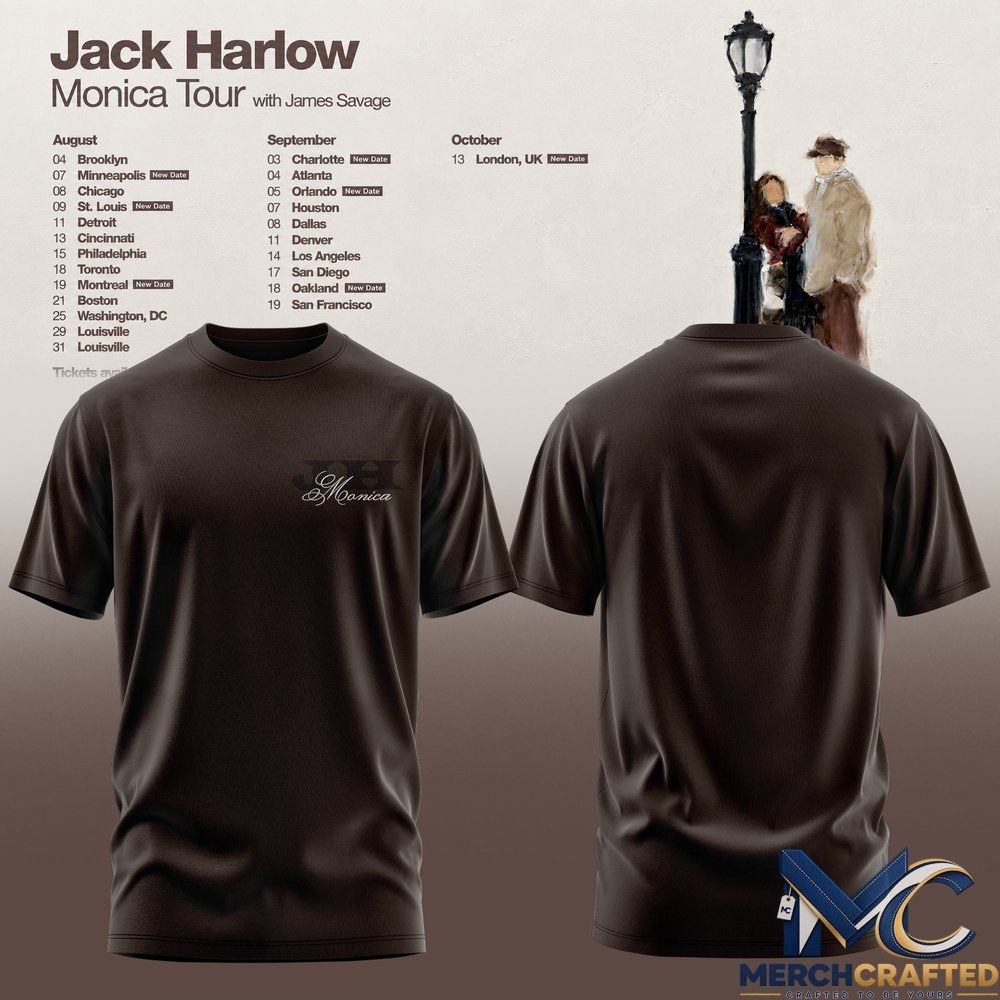 Jack Harlow Monica Tour TShirt 2D