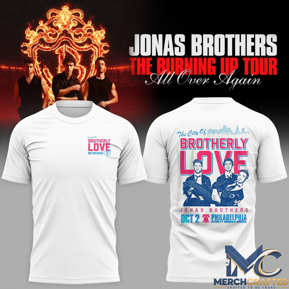 Jonas Brothers Philadelphia PA Event T Shirt