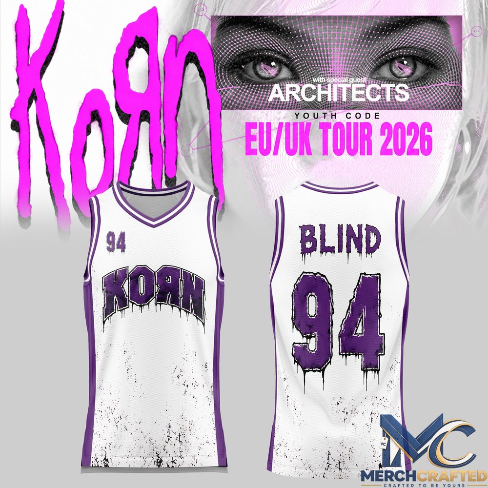 KORN- EU-UK Tour 2026 Basketball Jersey