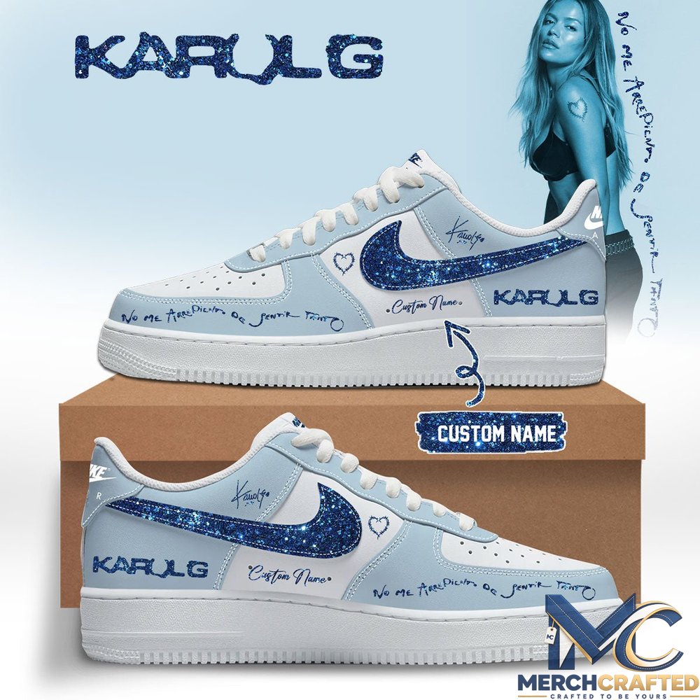 KaRol G Album “No Me Arrepiento De Sentir Tanto” Customized Air Force 1