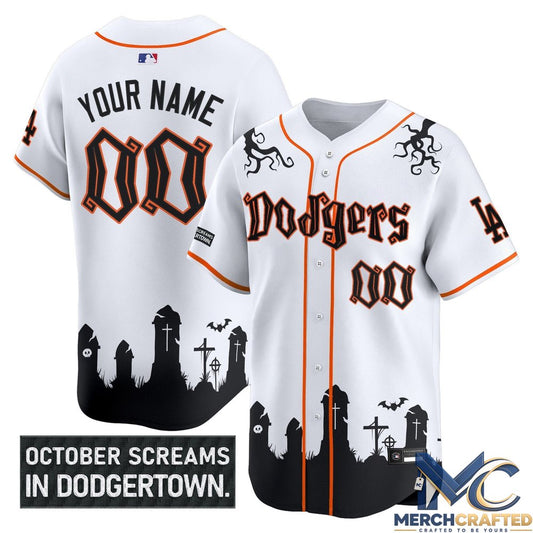 LA Dodgers 'Halloween Edition' Premier Custom Baseball Jersey