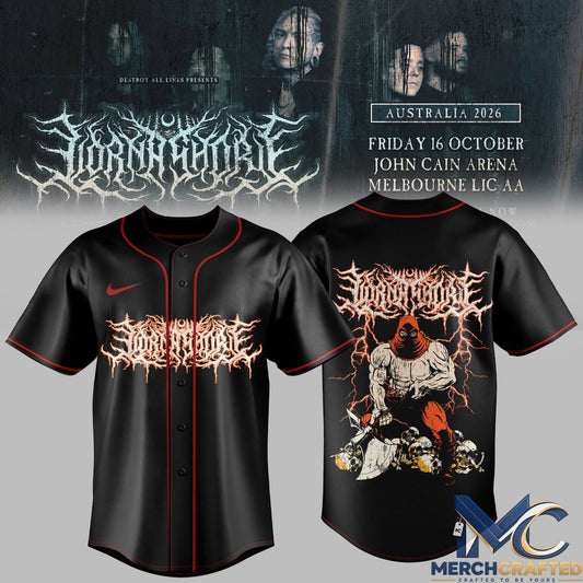 Lorna Shore - Australia x New Zealand Tour 2026 Baseball Jersey