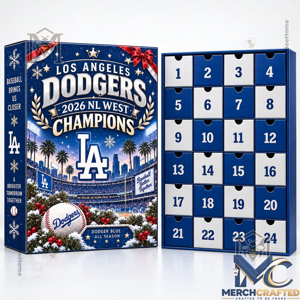 Los Angeles Dodgers 2026 Baseball Advent Calendar