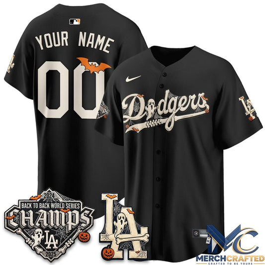 Los Angeles Dodgers Halloween 2026 Custom Jersey
