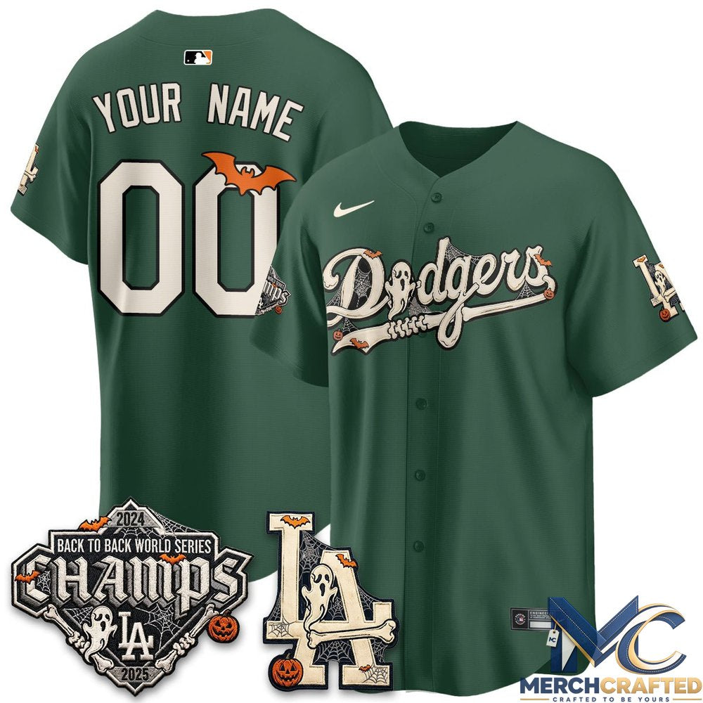 Los Angeles Dodgers Halloween 2026 Custom Jersey