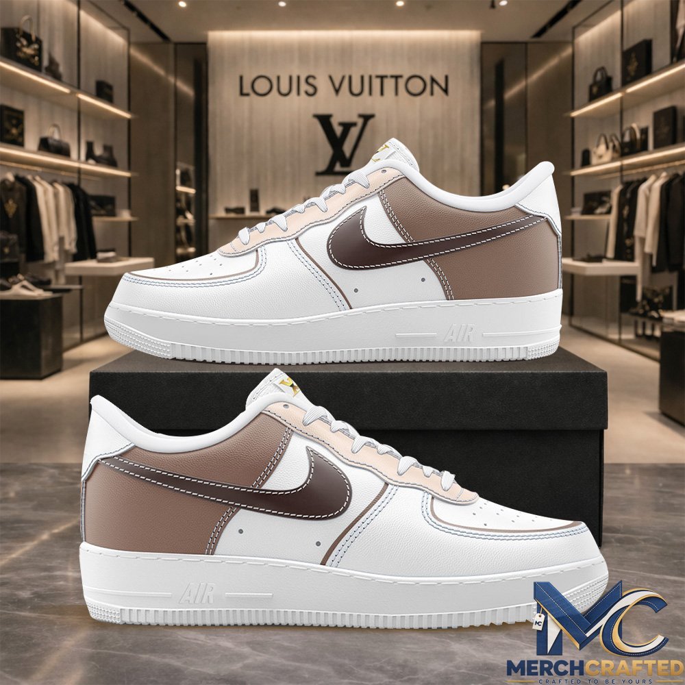 Louis Vuitton Custom Premium Nike Air Force 1 Sneakers