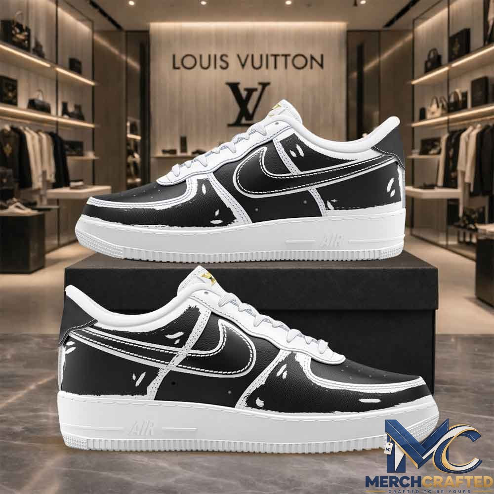 Louis Vuitton x Nike 2D Comic Premium Air Force 1 Low Sneakers
