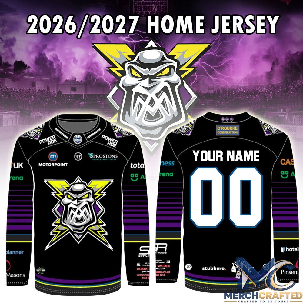 Manchester Storm 2026 27 Personalized Home Jersey