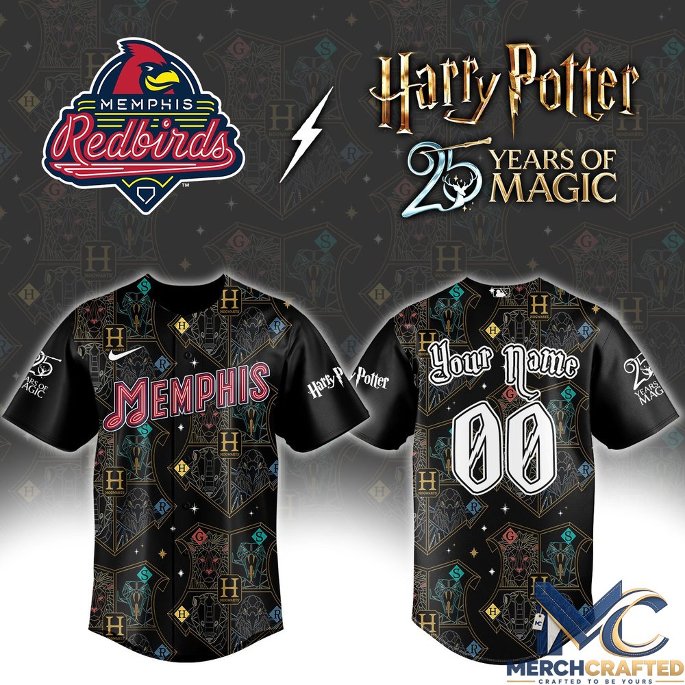 Memphis Redbirds Harry Potter Night Limited Baseball Jersey