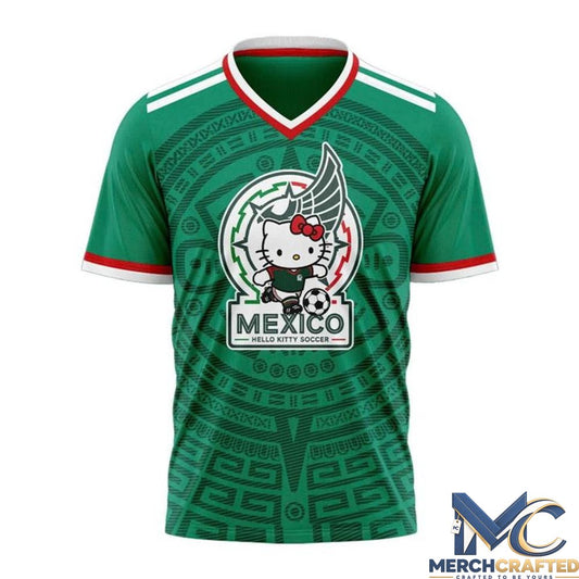 Mexico Soccer x Hello Kitty World Cup 2026 Limited Edition Football Jersey