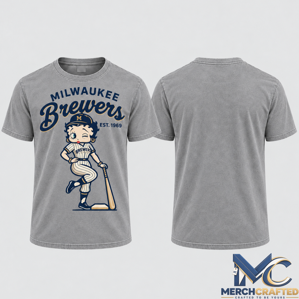 Milwaukee Brewers Baseball Girl T Shirt