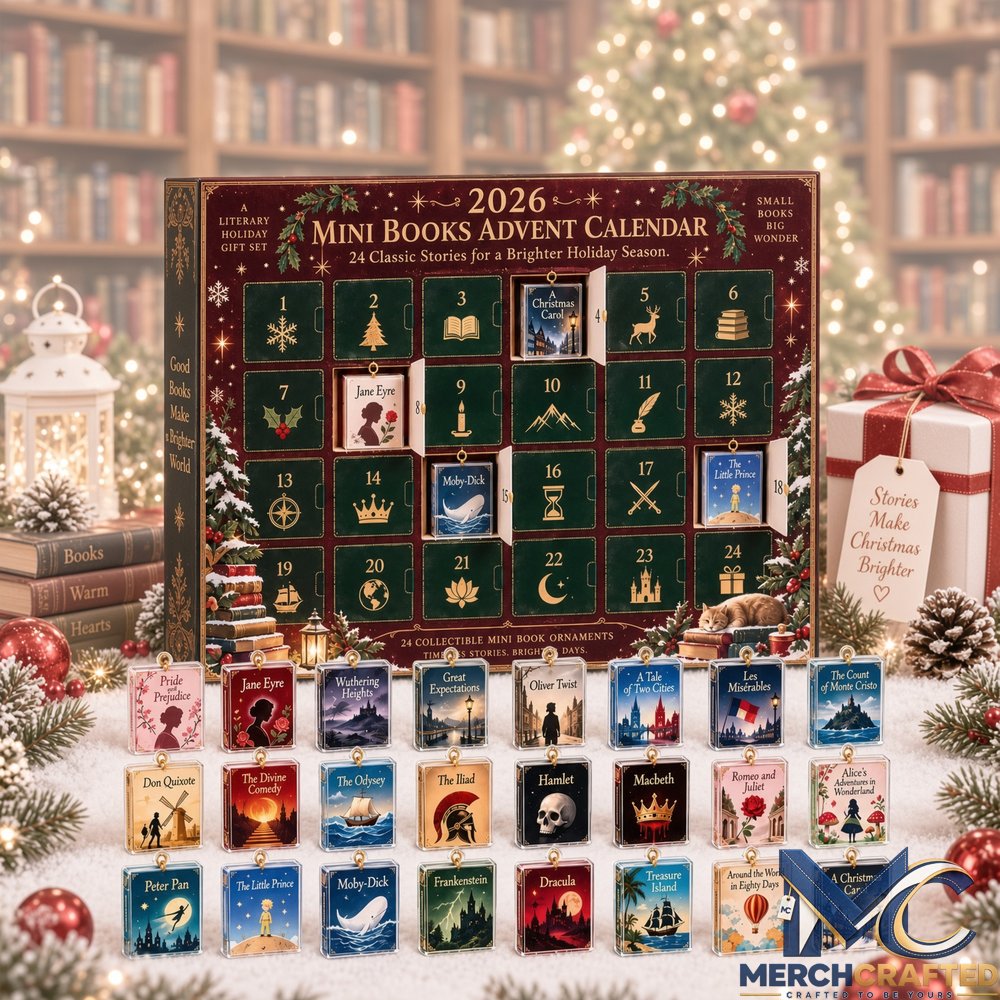 Mini Books Classic Stories Christmas 2026 Advent Calendar 24 Collectible Mini Book Ornaments