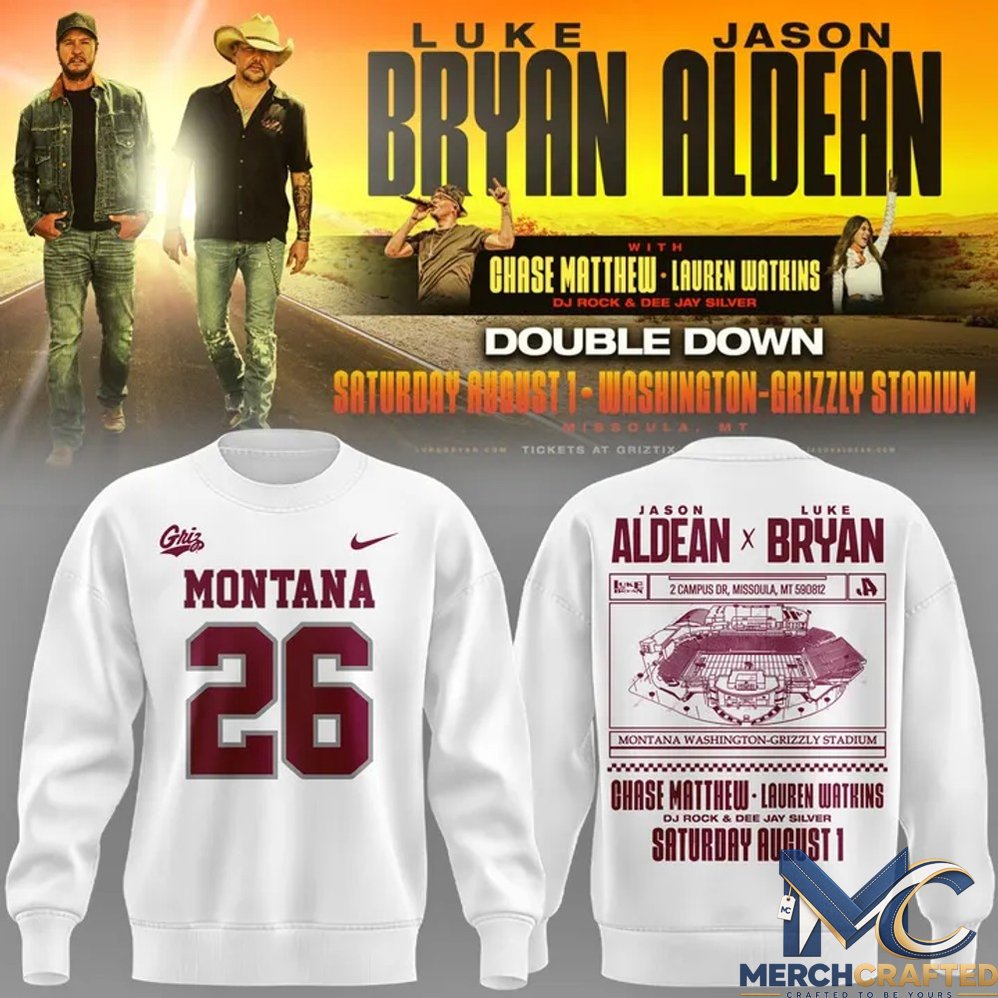 Montana Grizzlies x Jason Aldean And Luke Bryan Limited Sweatshirt