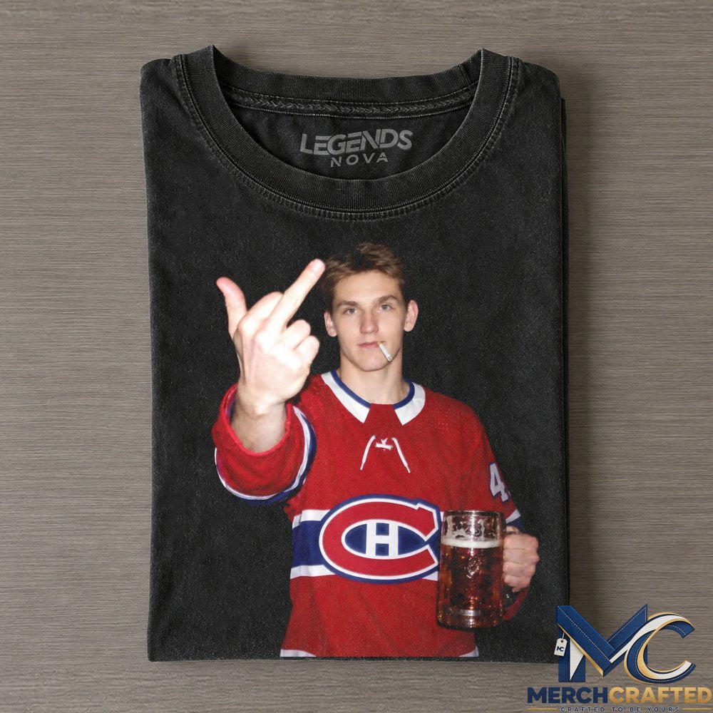 Montreal Canadiens Lane Hutson Drunk & Smoke Tee