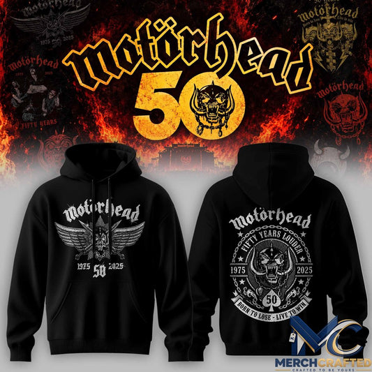 Motorhead 50 Years Anniversary Collections Hoodie