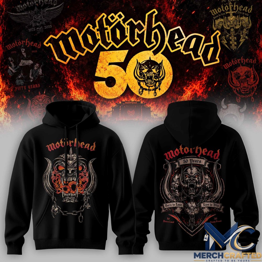 Motorhead 50 Years Anniversary Collections Hoodie