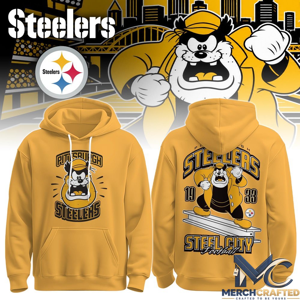 NFL Pittsburgh Steelers x Disney Special Oatmeal Pete Hoodie