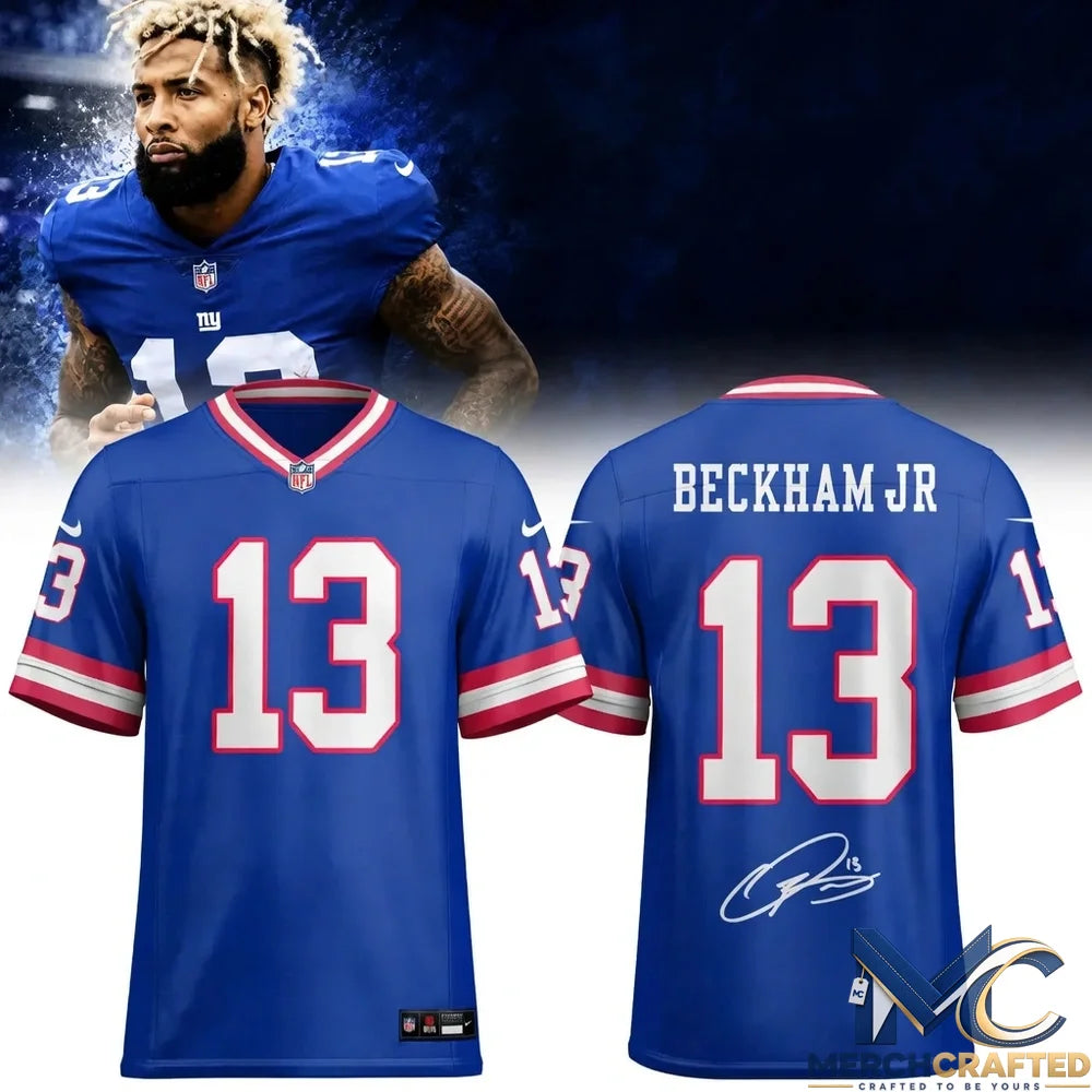 New York Giants Odell Beckham Jr. 13 Football Jersey