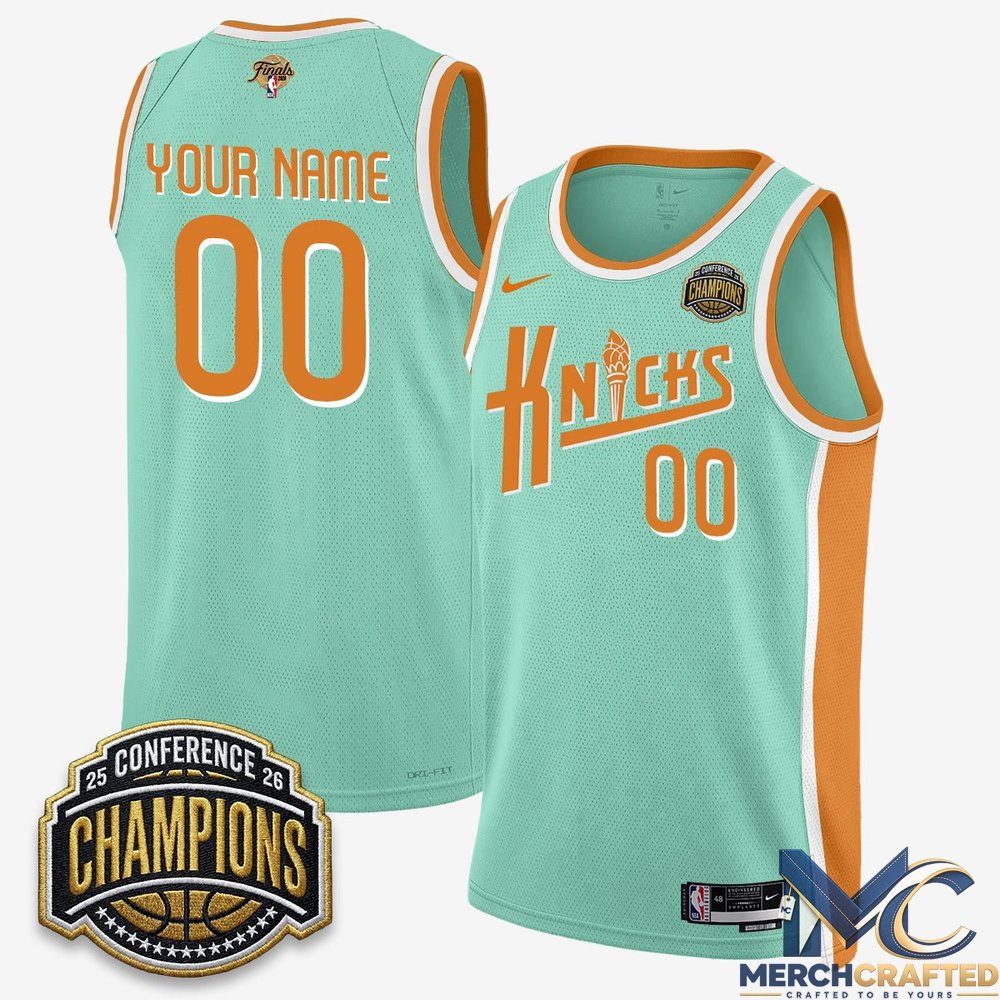 New York Knicks 2026 Eastern Conference Champions Special Edition Custom Jersey
