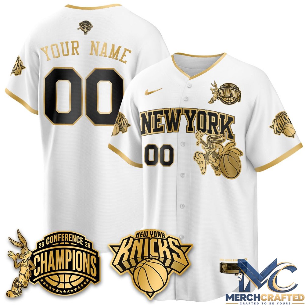 New York Knicks 2026 NBA Finals x Bunny Vapor Custom Jersey-6