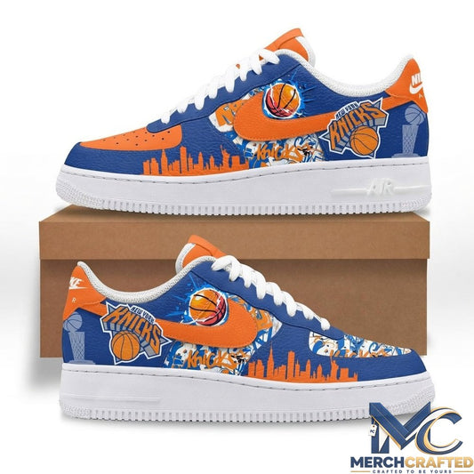 New York Knicks NBA Western Conference Champions 2026 Air Force 1 Shoes