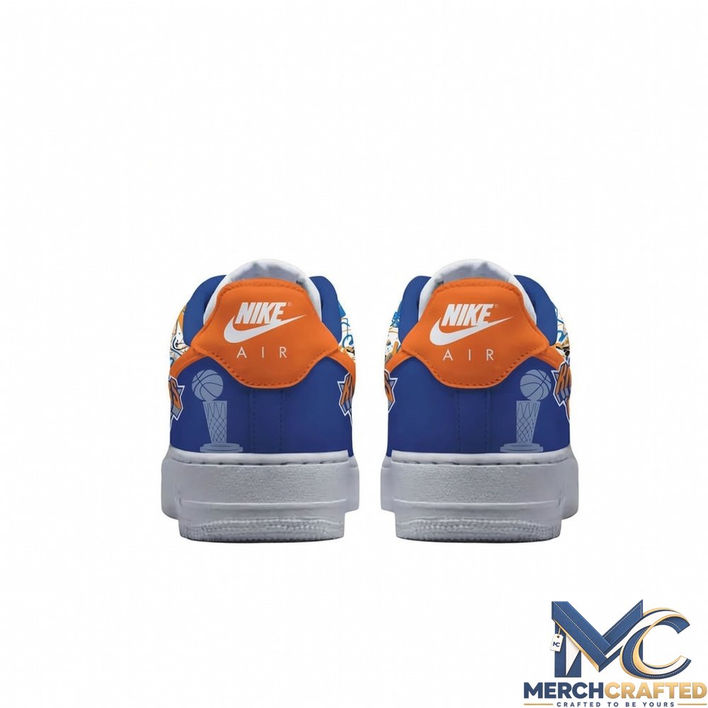 New York Knicks NBA Western Conference Champions 2026 Air Force 1 Shoes