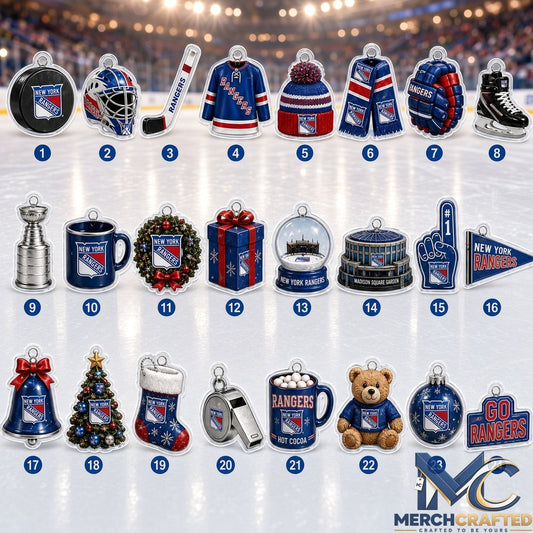 New York Rangers Ice Glory Advent Calendar 2026 24 Days of Rangers Pride Hockey Gift Set
