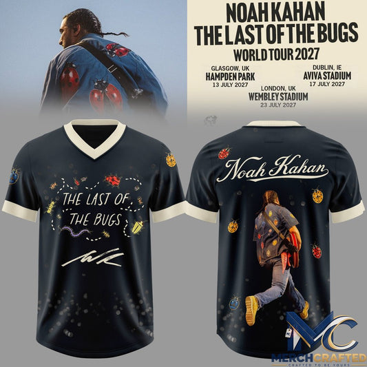 Noah Kahan – The Last of the Bugs World Tour 2027 Football Jersey