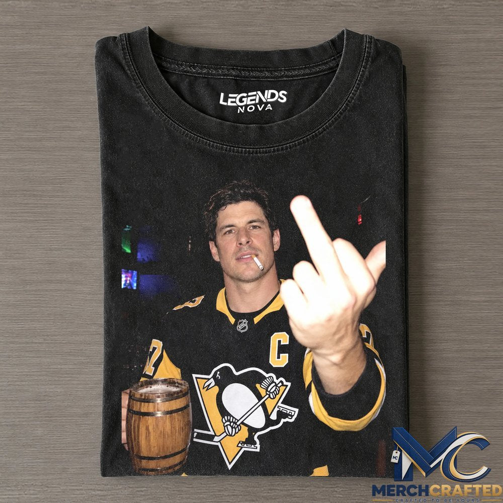 Pittsburgh Penguins Sidney Crosby Drunk & Smoke Tee