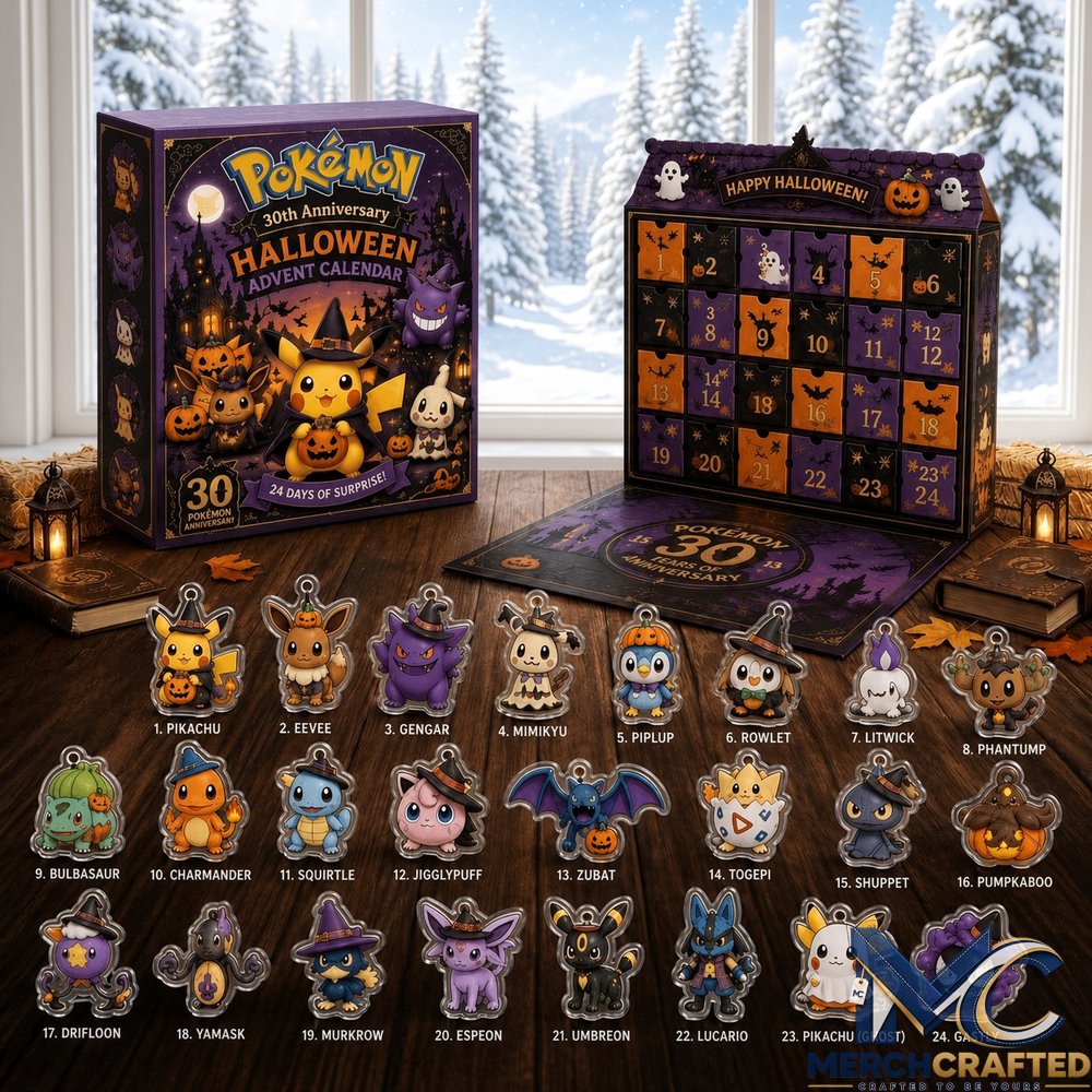 Pokemon 30th Anniversary Halloween Advent Calendar 2026