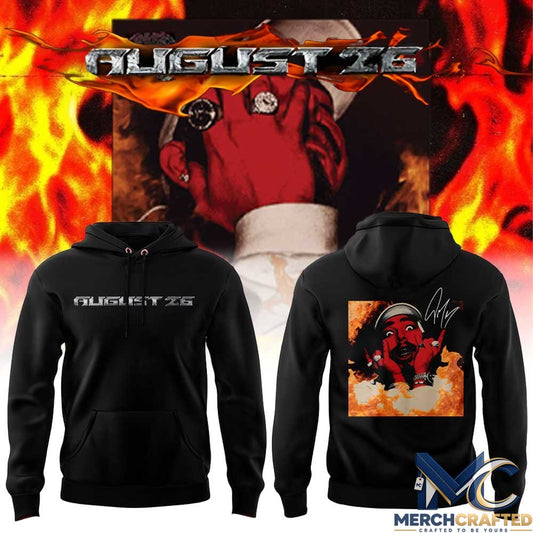 Post Malone August 26 Black Hoodie