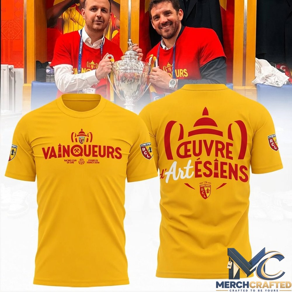 RC Lens Vainqueurs Coupe De France 2026 Shirt