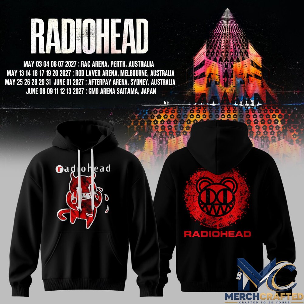 Radiohead- Australia Tour 2027 Hoodie