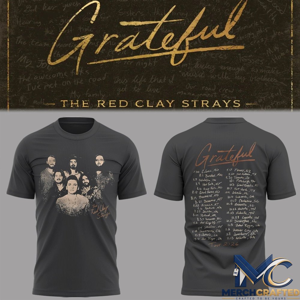 Red Clay Strays The Grateful Tour T-Shirt