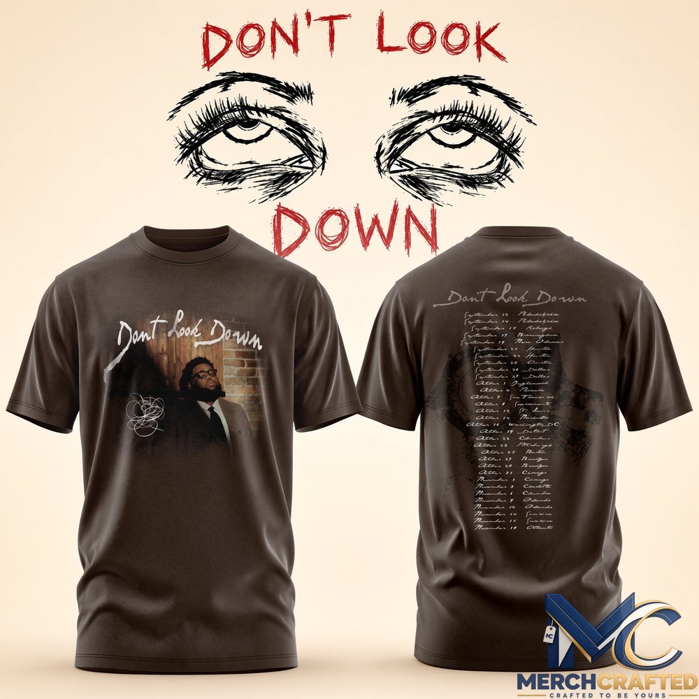 Rod Wave Don't Look Down Tour 2026 Graphic Shirt Vintage Concert Tee