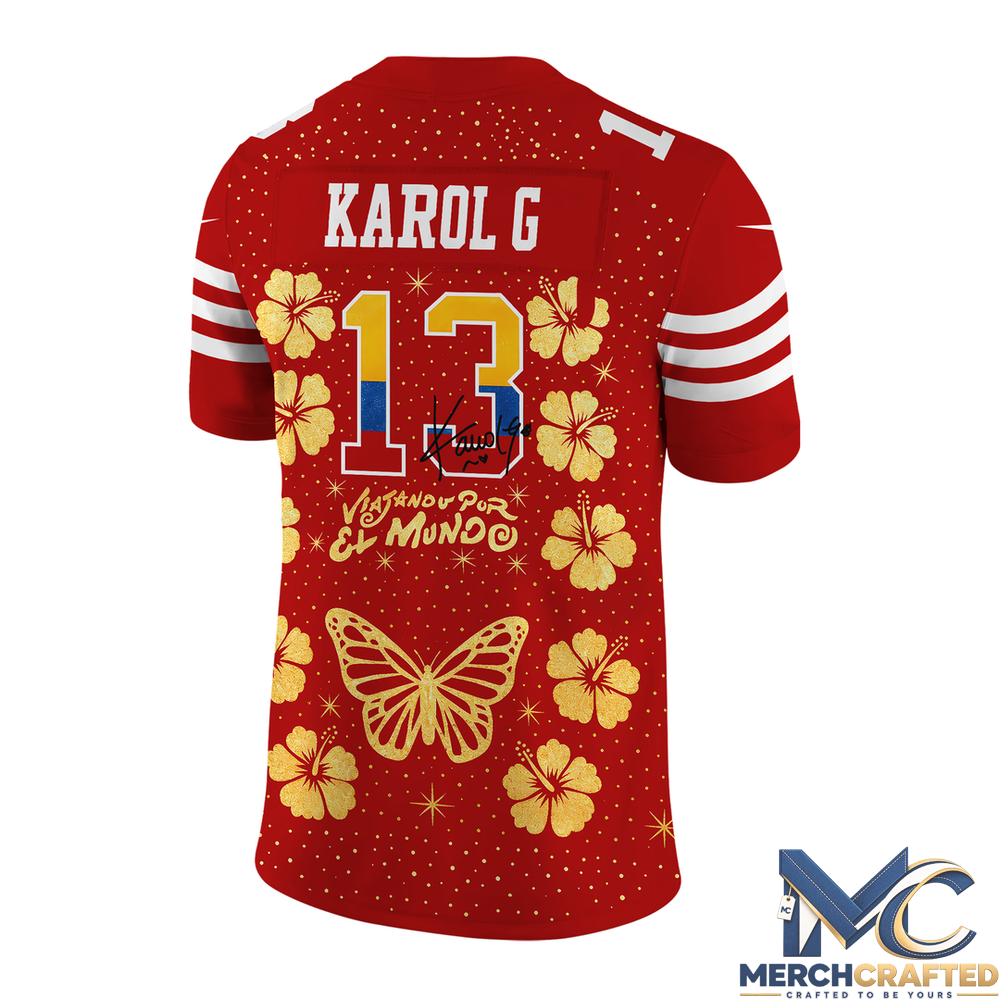 San Francisco 49ers x Karol G Signature Football Jersey