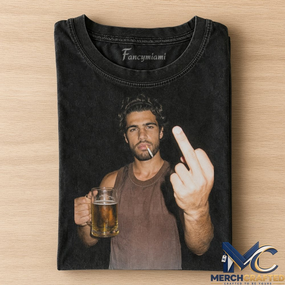 Spain x Carlos Alcaraz Drinking Middle Finger T-Shirt