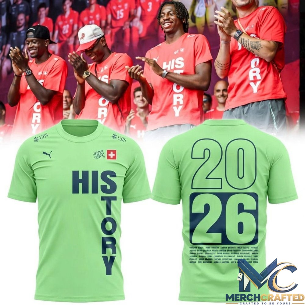 Switzerland National Team “HISTORY 2026” Limited Edition T-Shirt