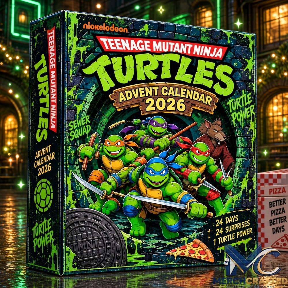 Teenage Mutant Ninja Turtles Advent Calendar 2026 24 Days Charm Set