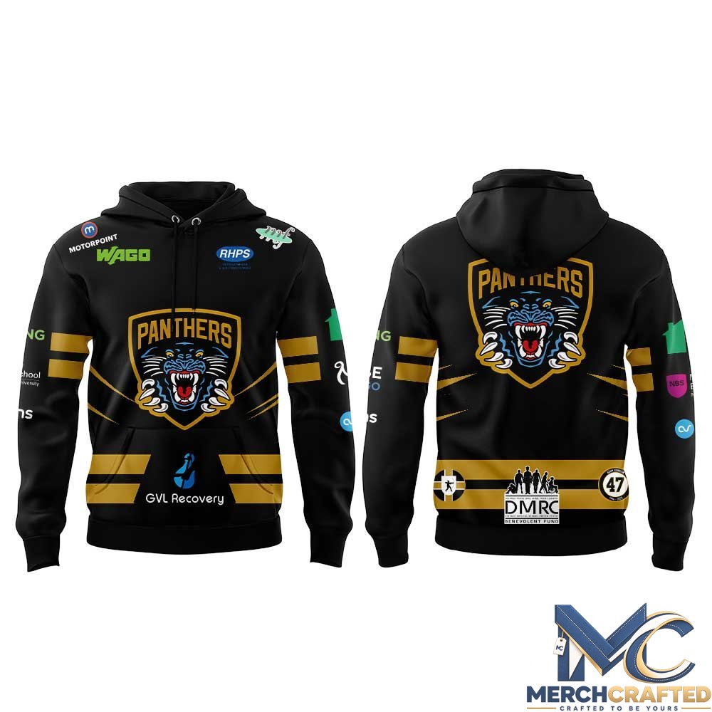The Nottingham Panthers New Season 26-27 Black Hoodie