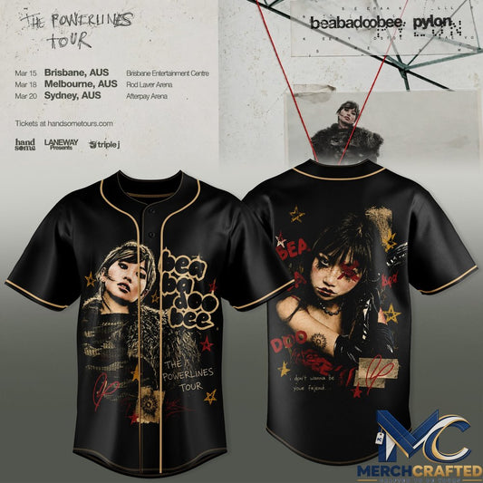 The Powerlines Tour Collection Baseball Jersey
