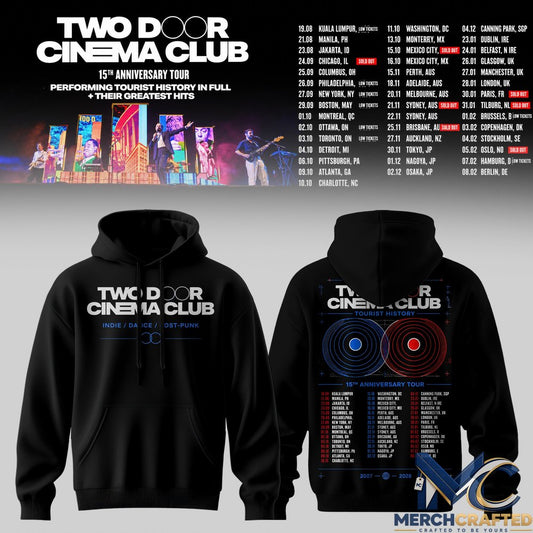Two Door Cinema Club 15th Anniversary Tour Hoodie